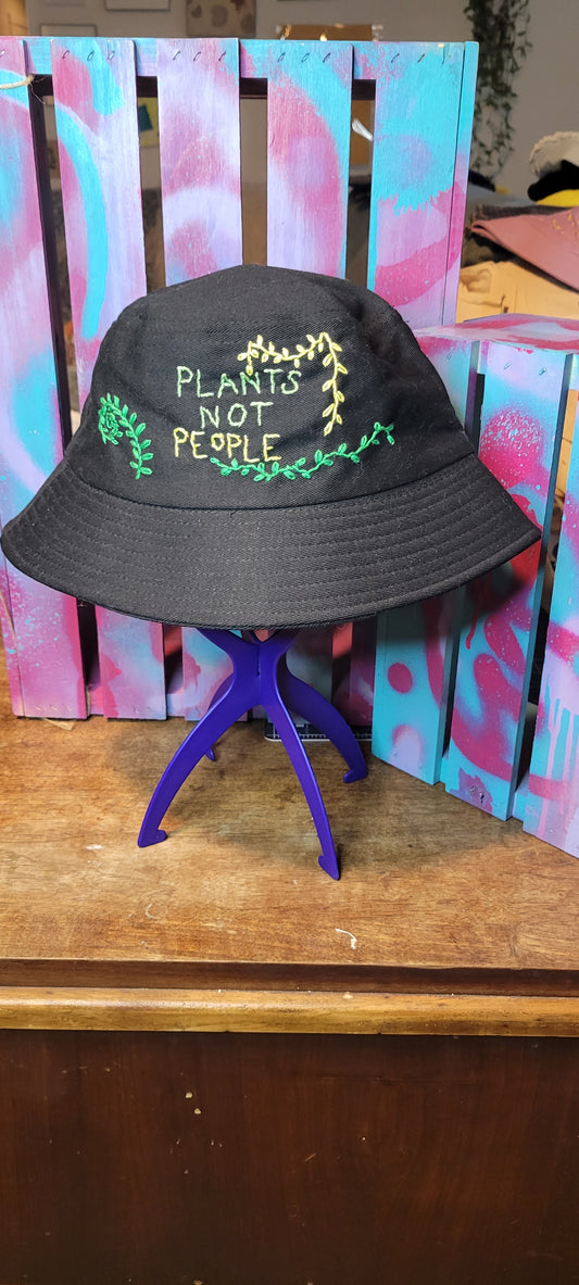 Plants Not People Bucket Hat